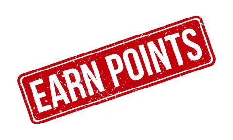 Earn Points Rubber Stamp. Red Best Service Rubber Grunge Stamp Seal Vector .. Illustrazione stock