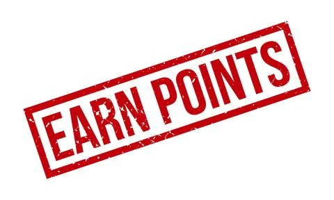 Earn Points Rubber Stamp. Red Best Service Rubber Grunge Stamp Seal Vector .. Illustrazione stock