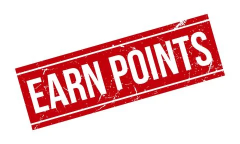 Earn Points Rubber Stamp. Red Best Service Rubber Grunge Stamp Seal Vector .. Stock Illustration