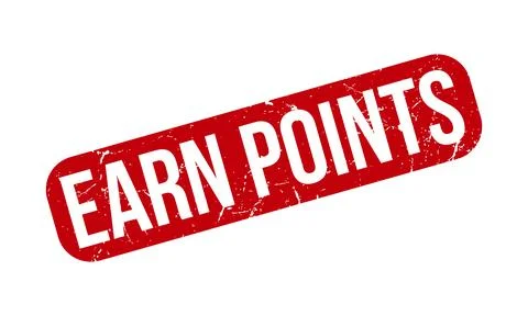 Earn Points Rubber Stamp. Red Best Service Rubber Grunge Stamp Seal Vector .. Illustrazione stock