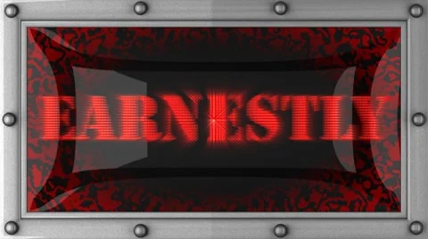 Earnestly on led Stock Footage 8703915