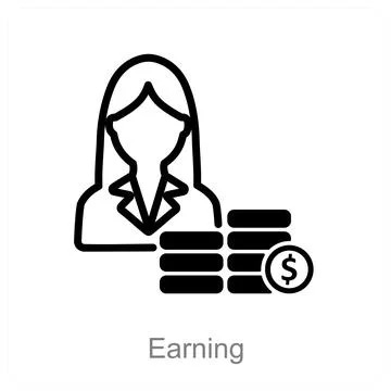 Earning Stock Illustration