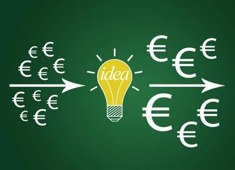 Earnings growth Stock Illustration