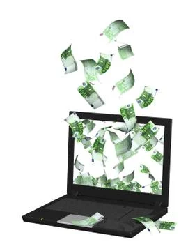 Earnings in the Internet Stock Illustration