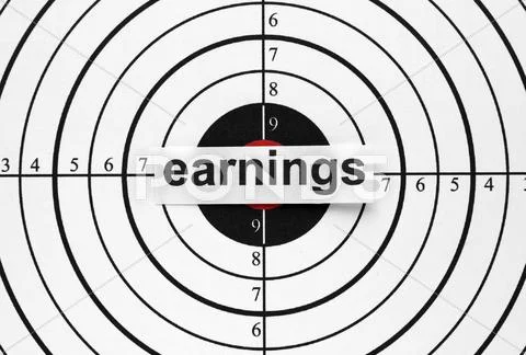 Earnings target Stock Photos