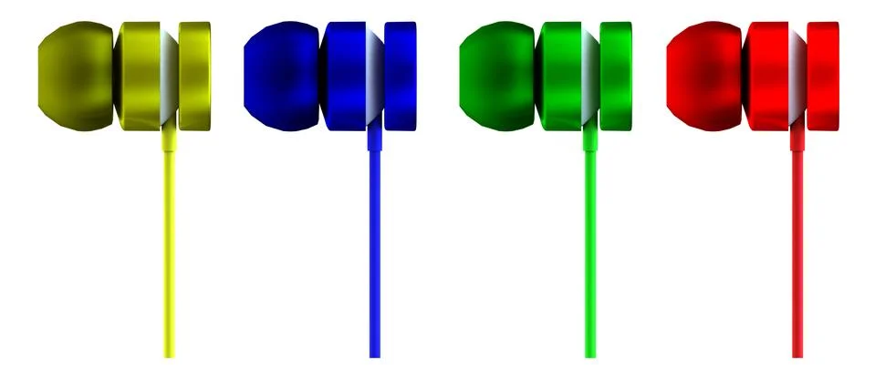 Earphone hanging Stock Illustration
