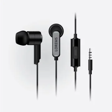 Earphone isolated Vector Illustration Stock Illustration