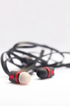 Earphones 2 Stock Photos
