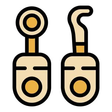 Earphones wireless connecting using new modern technology Stock Illustration