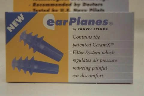 Earplanes Which Are Designed To Solve The Problems Of Ear Noise And Pain While F Stock Photos