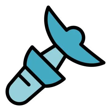 Earplug construction icon vector flat Stock Illustration