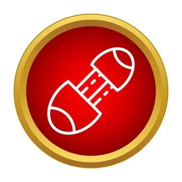 Earplug icon for hearing protection safety Stock Illustration