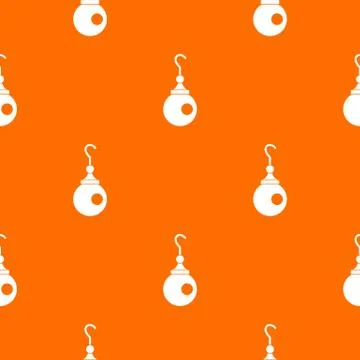 Earring pattern seamless Illustrazione stock