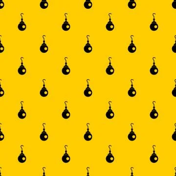 Earring pattern vector Stock Illustration