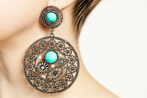 Earring. Stock Photos