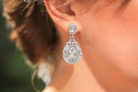Earring 스톡 사진