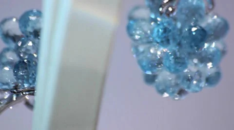 Earring rotating Stock Footage 7748153