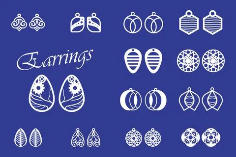 Earrings Stock Illustration