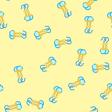 Earrings jewelry vector seamless pattern Stock Illustration