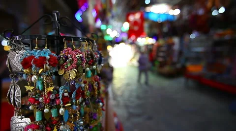 Earrings stand Stock Footage 45818044