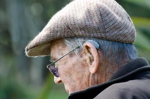 Ears hearing aid Stock-Fotos