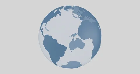 Earth 10 Degrees Down No Lines Stock Footage