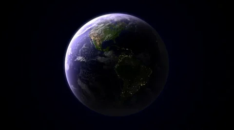 Earth 2011 - 360 loop rotation Stock Footage 5503776