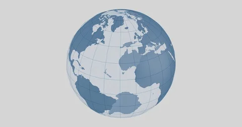 Earth 30 Degrees Down Latitude Longitude 動画素材 99583084