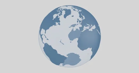 Earth 30 Degrees Down No Lines 動画素材 99583076