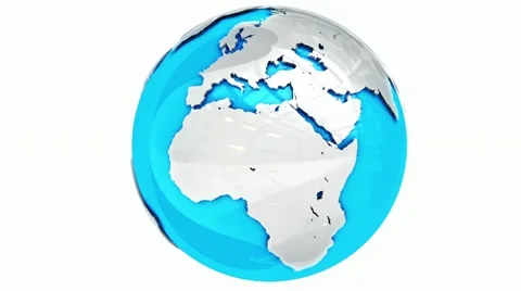 Earth 360 loop animation 스톡 동영상 21878913