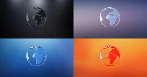 Earth 3d Icon Stock Footage 69981820