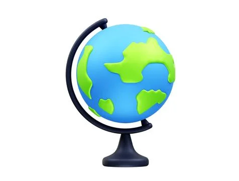 Earth 3d vector icon illustration Stock Illustration