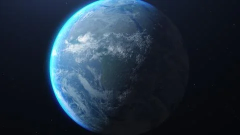 Earth and galaxy. Elements of this image furnished by NASA Stock Illustration