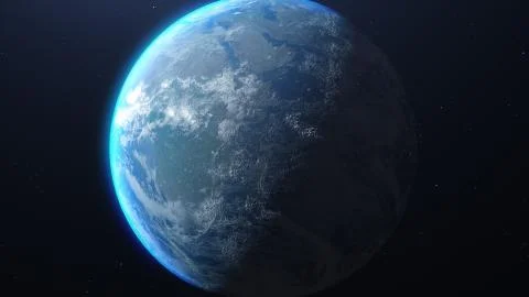 Earth and galaxy. Elements of this image furnished by NASA 스톡 일러스트