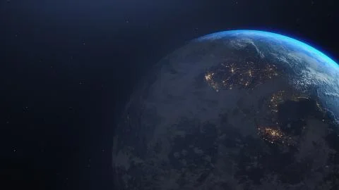 Earth and galaxy. Elements of this image furnished by NASA 스톡 일러스트