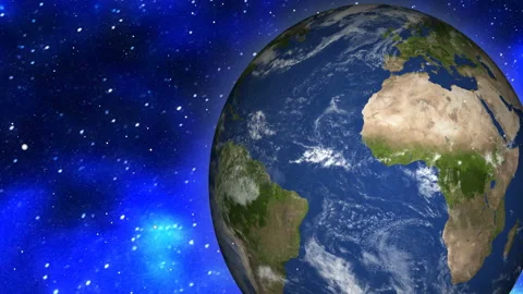 Earth and moon from space Vídeos de archivo 93676451