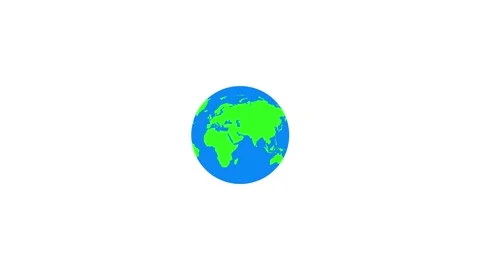 Earth , animated earth rotating looping 4k Stock Footage 265160890
