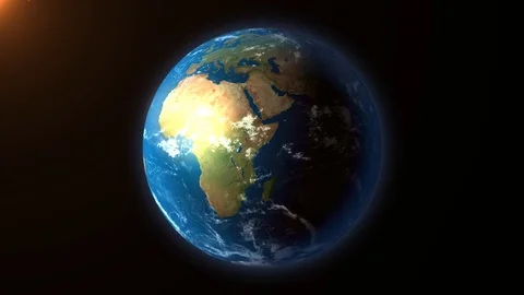 Earth Animation 4K Stock Footage 120737096