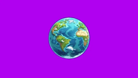Earth animation on chroma key background Stock Footage 335427228