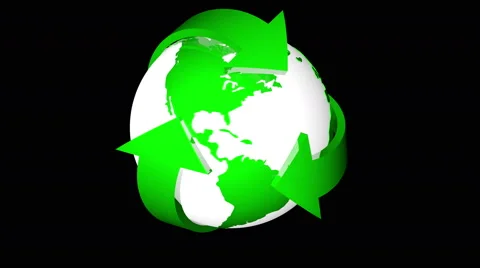 Earth with Arrows Animation Stock Footage 47489326