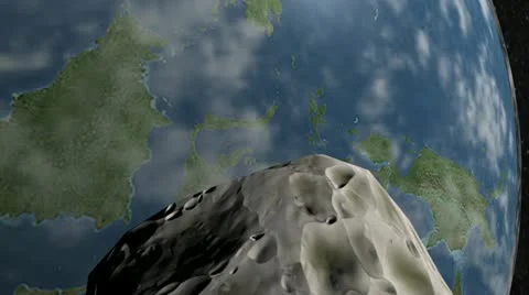 Earth Asteroid 2 Stock Footage 21319840