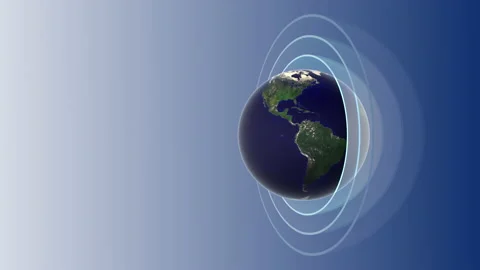 Earth atmosphere structure concept background Vídeos de archivo 186172783