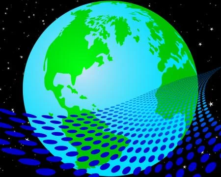 Earth background Stock Illustration