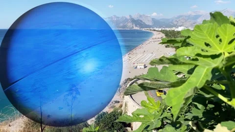 The earth on beach landscape, 動画素材 252135314