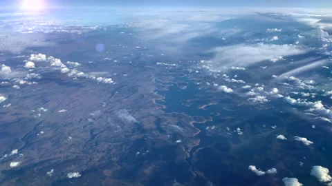 The Earth Below Stock Footage 159042314