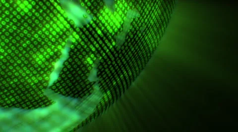 Earth Binary Stock Footage 1087318