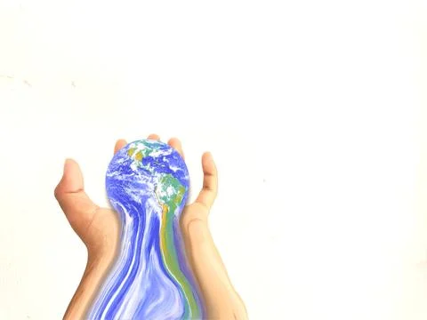 Earth blurry sky background elements of this image Stock Photos