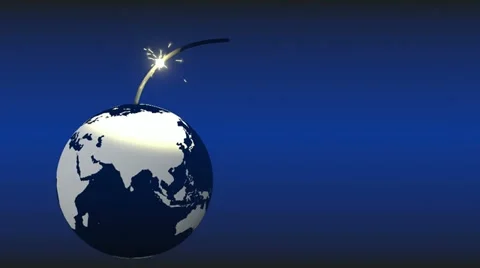 Earth bomb Stock Footage 11501514