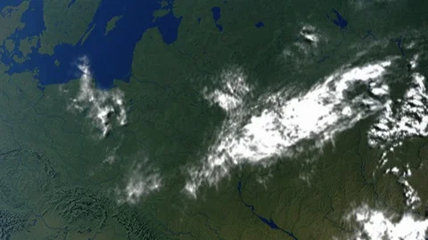 Earth with borders of Belarus Stock Footage 97519729