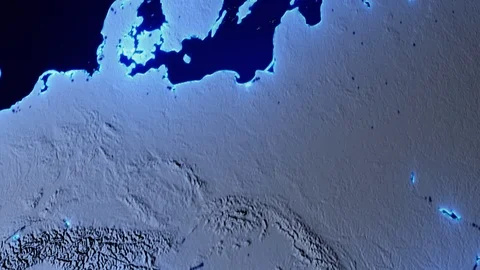 Earth with borders of Poland transparent Stock Footage 107548248